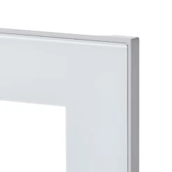 GoodHome Winterana Glazed Cabinet Door (W)500mm (H)715mm (T)20mm -Prime Kitchen goodhome winterana glazed cabinet door w 500mm h 715mm t 20mm3663602654520 36c bq