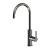 GoodHome Zanthe Black Titanium Effect Kitchen Side Lever Tap -Prime Kitchen goodhome zanthe black titanium effect kitchen side lever tap5059340452753 01c