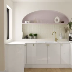 GoodHome Zanthe Brass Effect Kitchen Side Lever Tap 30 GoodHome Zanthe Brass Effect Kitchen Side Lever Tap -Prime Kitchen goodhome zanthe brass effect kitchen side lever tap5059340452760 04i