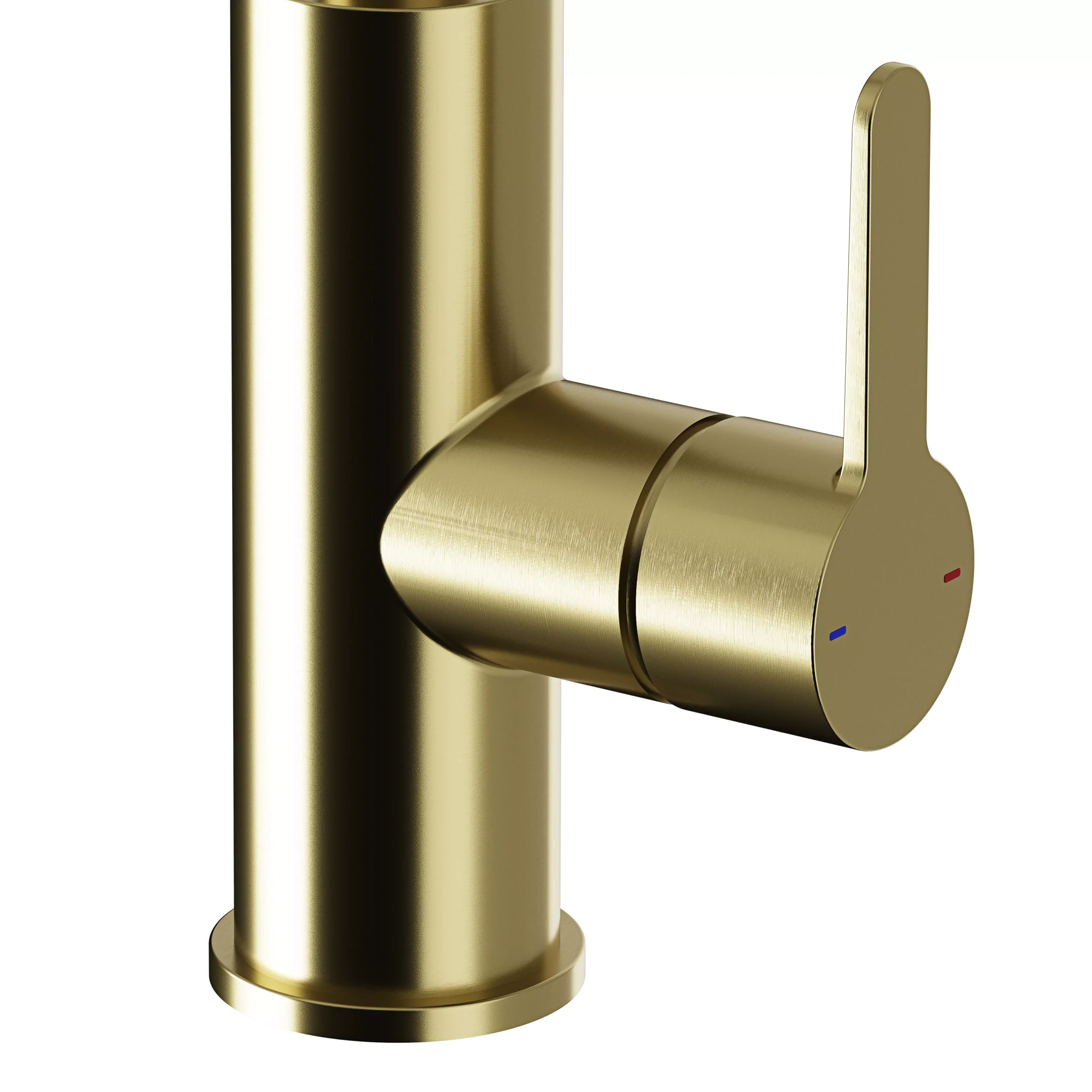 GoodHome Zanthe Brass Effect Kitchen Side Lever Tap 6 GoodHome Zanthe Brass Effect Kitchen Side Lever Tap - Image 4