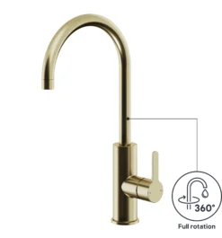 GoodHome Zanthe Brass Effect Kitchen Side Lever Tap 28 GoodHome Zanthe Brass Effect Kitchen Side Lever Tap -Prime Kitchen goodhome zanthe brass effect kitchen side lever tap5059340452760 71c EN