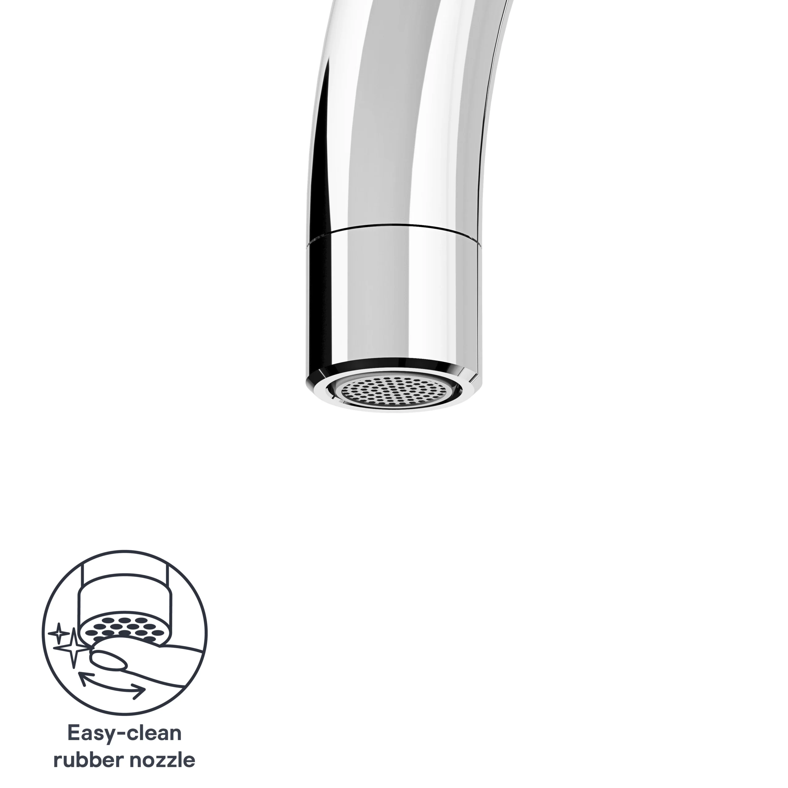 GoodHome Zanthe Chrome-plated Kitchen Twin Lever Tap 13 GoodHome Zanthe Chrome-plated Kitchen Twin Lever Tap - Image 11