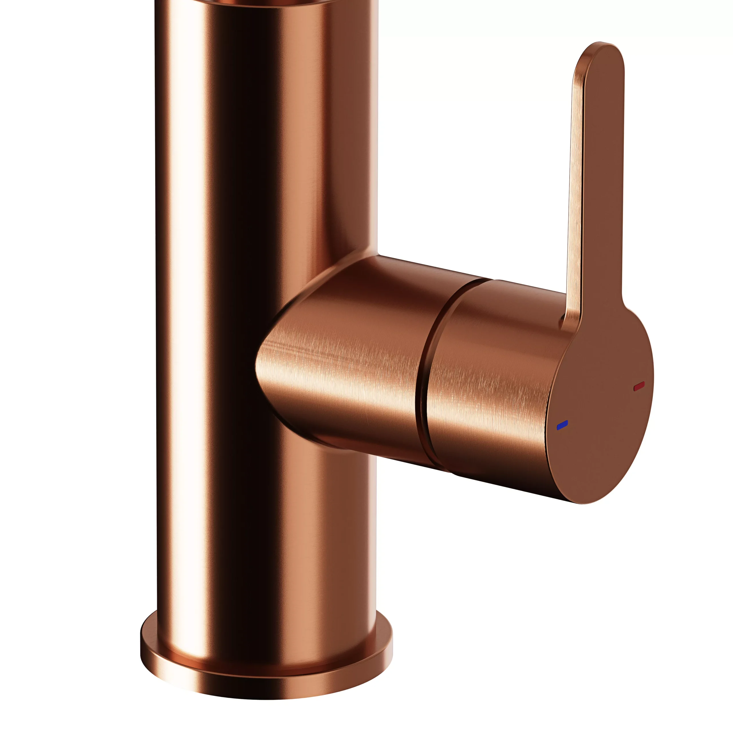 GoodHome Zanthe Copper Effect Kitchen Side Lever Tap 5 GoodHome Zanthe Copper Effect Kitchen Side Lever Tap - Image 3