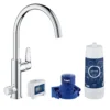 Grohe Blue Pure Chrome Effect Filtered Hot & Cold Water Tap -Prime Kitchen grohe blue pure chrome effect filtered hot cold water tap4005176565533 07c bq
