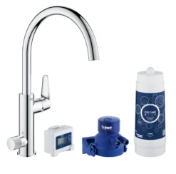 Grohe Blue Pure Chrome Effect Filtered Hot & Cold Water Tap
