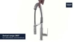 Grohe Get Chrome Effect Kitchen Side Lever Spring Neck Tap -Prime Kitchen grohe get chrome effect kitchen side lever spring neck tap4005176472930 ven EN BQ