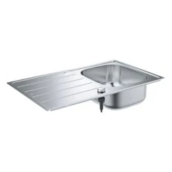 Grohe K200 Stainless Steel 1 Bowl Kitchen Sink 500mm X 860mm