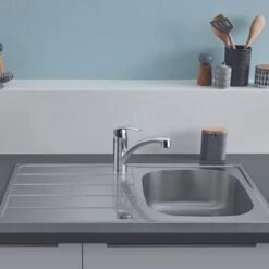 Grohe K200 Stainless Steel 1 Bowl Kitchen Sink 500mm X 860mm -Prime Kitchen grohe k200 stainless steel 1 bowl kitchen sink 500mm x 860mm4005176623714 01i bq