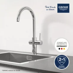 Grohe Red Duo Chrome Effect Chrome-plated Water Boiler Tap 15 Grohe Red Duo Chrome Effect Chrome-plated Water Boiler Tap -Prime Kitchen grohe red duo chrome effect chrome plated water boiler tap4005176989162 04i bq