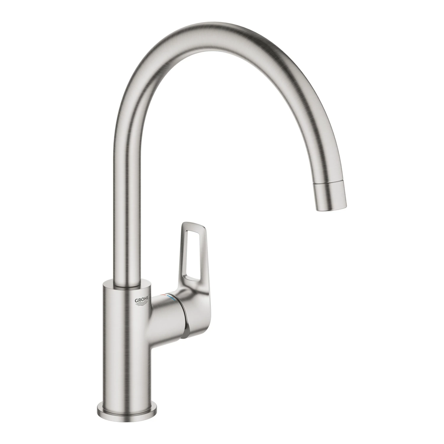 Grohe Start Loop Stainless Steel Effect Kitchen Deck Tap 5 Grohe Start Loop Stainless Steel Effect Kitchen Deck Tap - Image 3