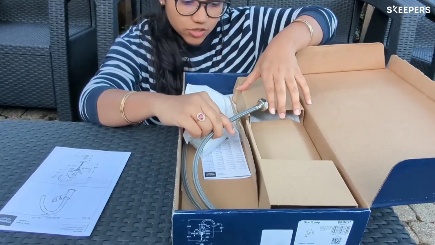 Grohe Start Loop Stainless Steel Effect Kitchen Deck Tap 4 Grohe Start Loop Stainless Steel Effect Kitchen Deck Tap - Image 2