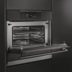 Haier HWO45NB4T0B1 Built-in Compact Combination Microwave - Gloss Black -Prime Kitchen haier hwo45nb4t0b1 built in compact combination microwave gloss black8059019030050 21c bq