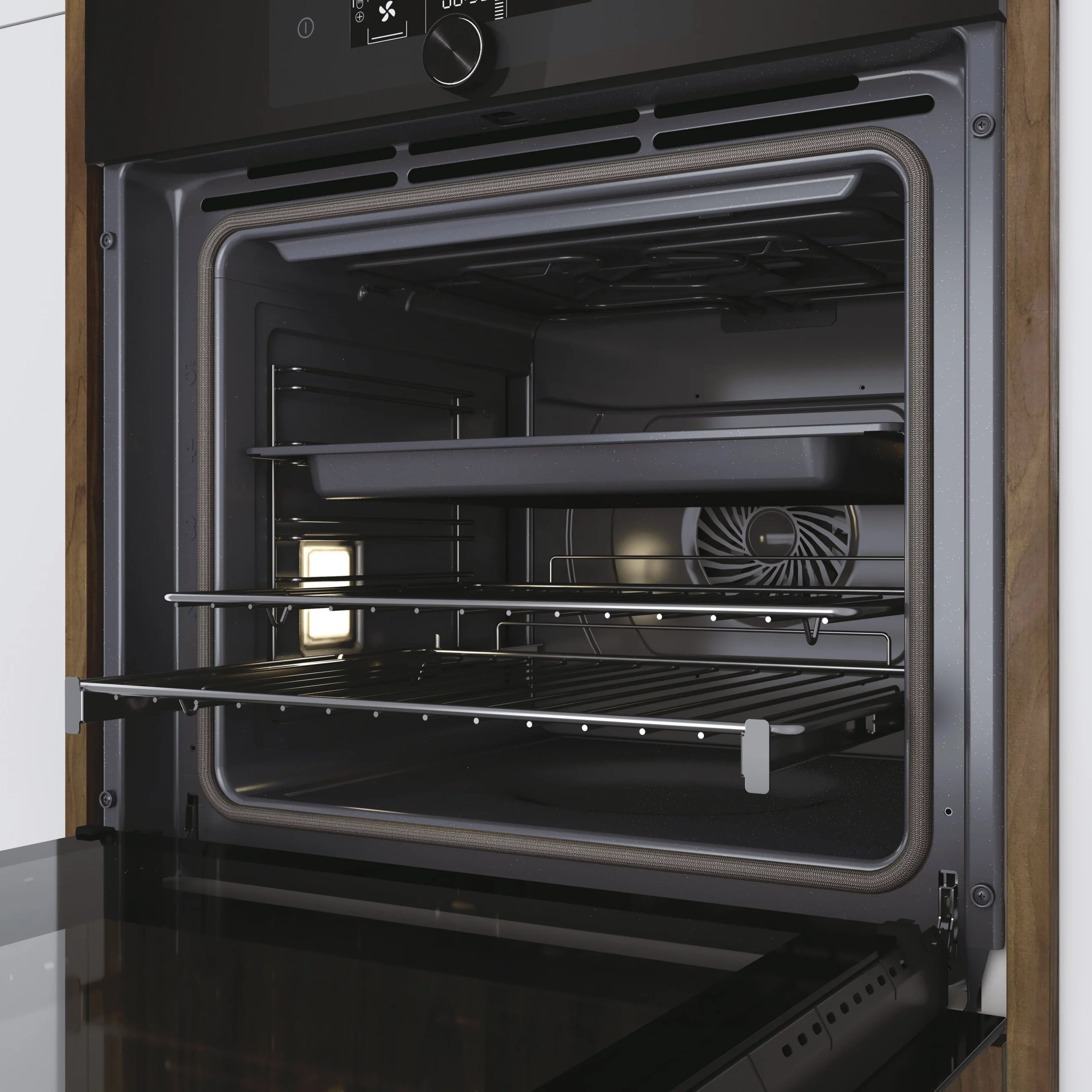 Haier Series 4 HWO60SM5F8BH Built-in Single Oven - Gloss Black 5 Haier Series 4 HWO60SM5F8BH Built-in Single Oven - Gloss Black - Image 3