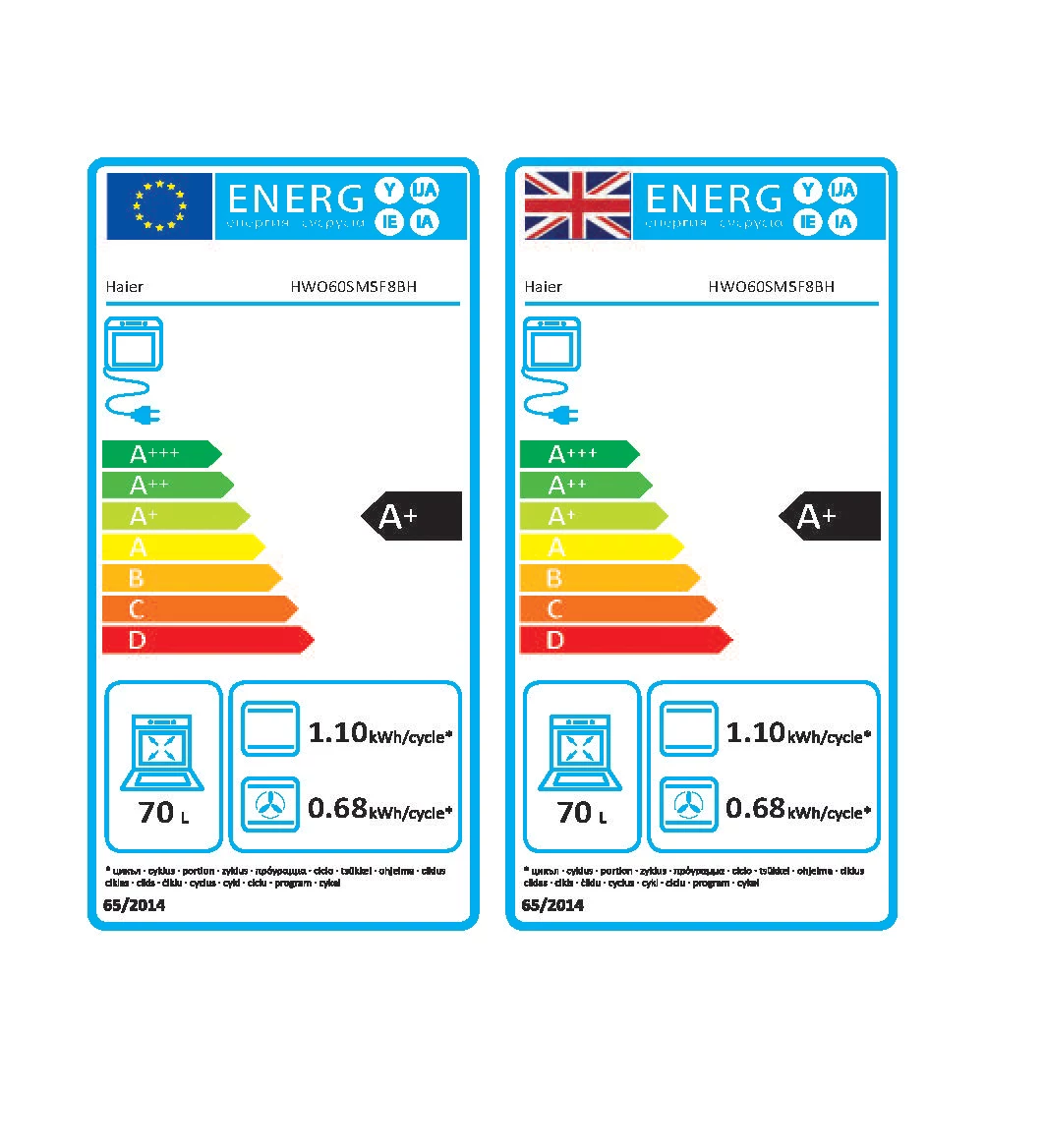 Haier Series 4 HWO60SM5F8BH Built-in Single Oven - Gloss Black 13 Haier Series 4 HWO60SM5F8BH Built-in Single Oven - Gloss Black - Image 11