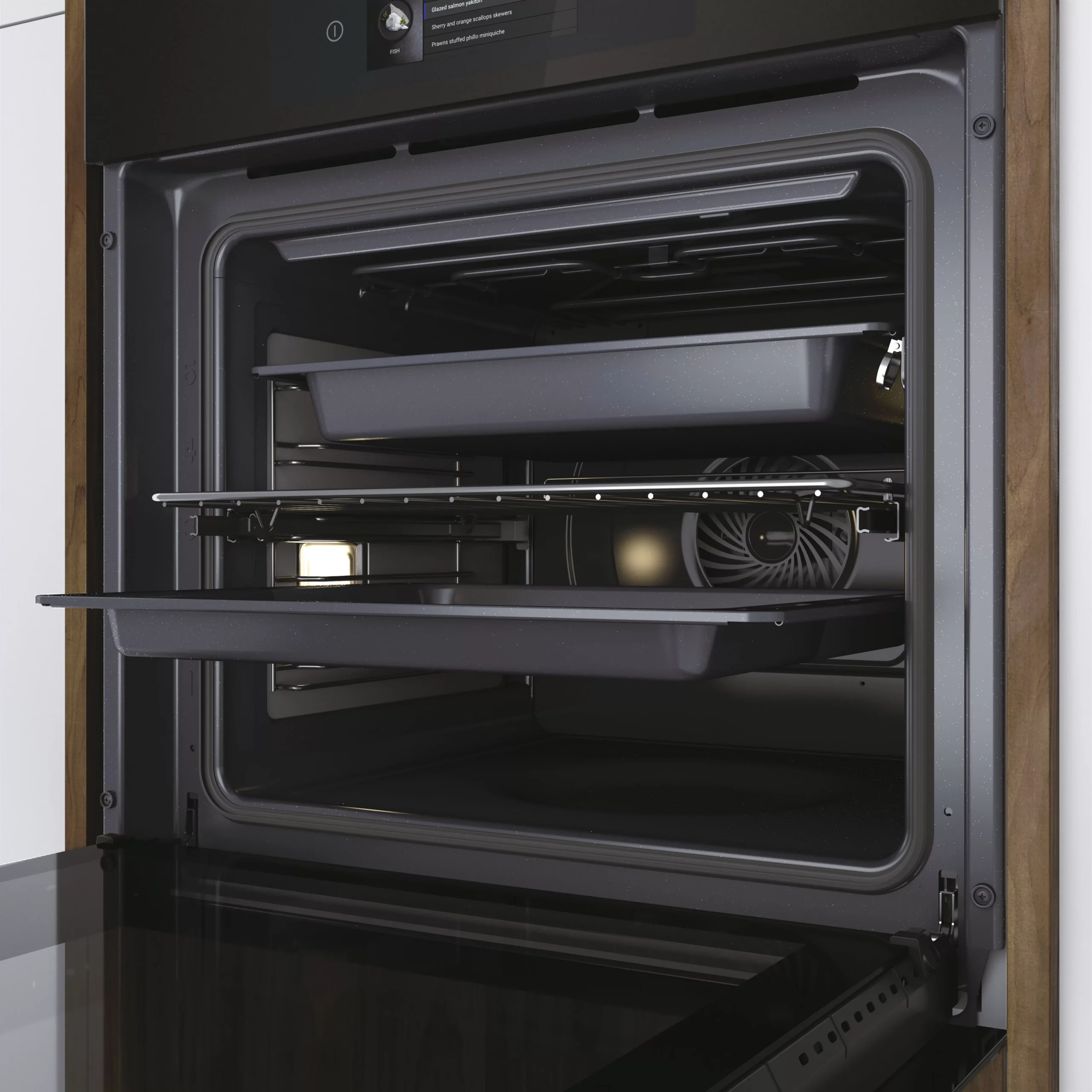 Haier Series 4 HWO60SM5T5BH Built-in Single Oven - Gloss Black 5 Haier Series 4 HWO60SM5T5BH Built-in Single Oven - Gloss Black - Image 3