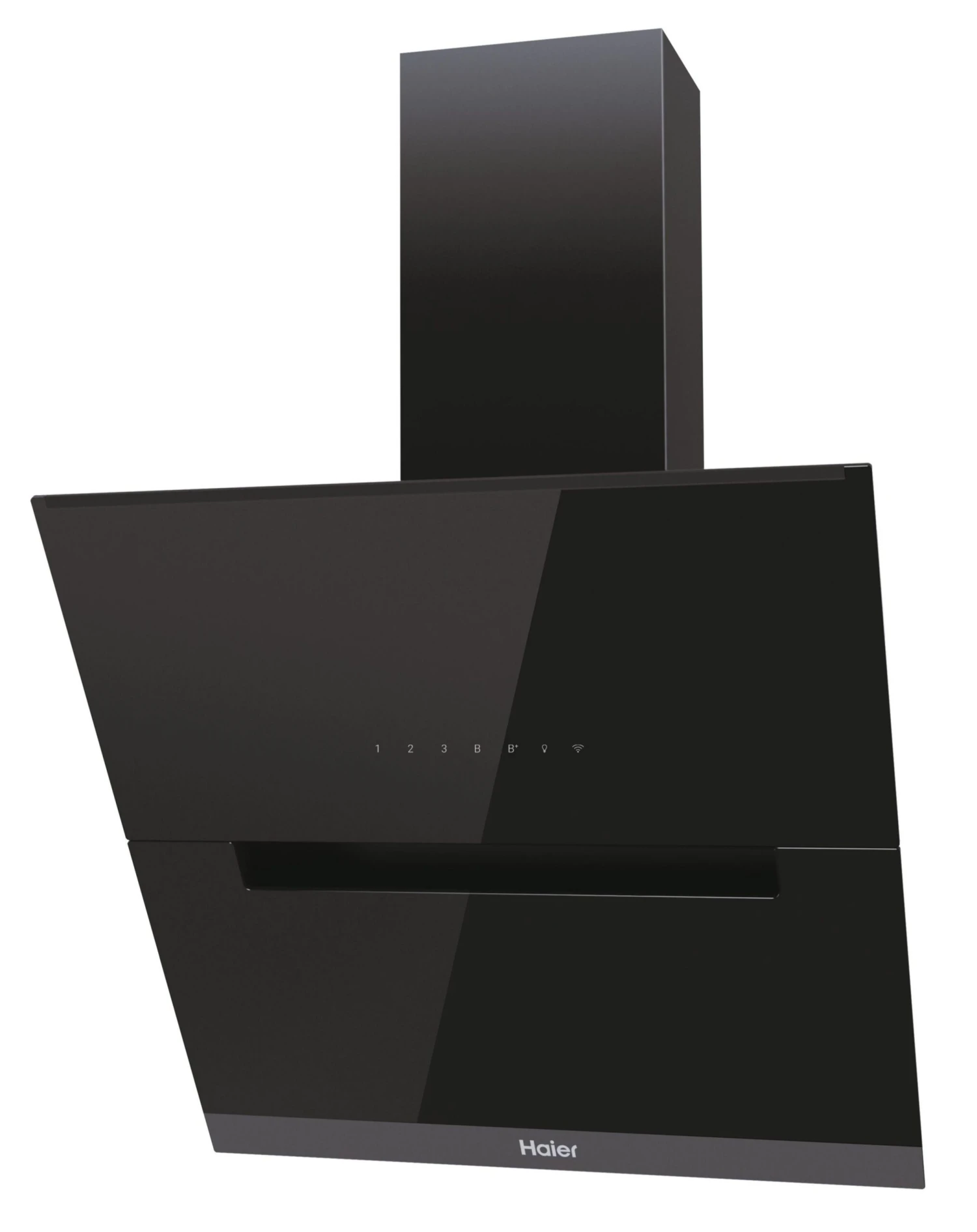 Haier Series 6 HADG6DS46BWIFI Tempered Glass Chimney Cooker Hood (W)60cm - Matt Black 3 Haier Series 6 HADG6DS46BWIFI Tempered Glass Chimney Cooker Hood (W)60cm - Matt Black