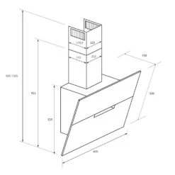 Haier Series 6 HADG6DS46BWIFI Tempered Glass Chimney Cooker Hood (W)60cm - Matt Black 9 Haier Series 6 HADG6DS46BWIFI Tempered Glass Chimney Cooker Hood (W)60cm - Matt Black -Prime Kitchen haier series 6 hadg6ds46bwifi tempered glass chimney cooker hood w 60cm matt black8059019040035 01t bq