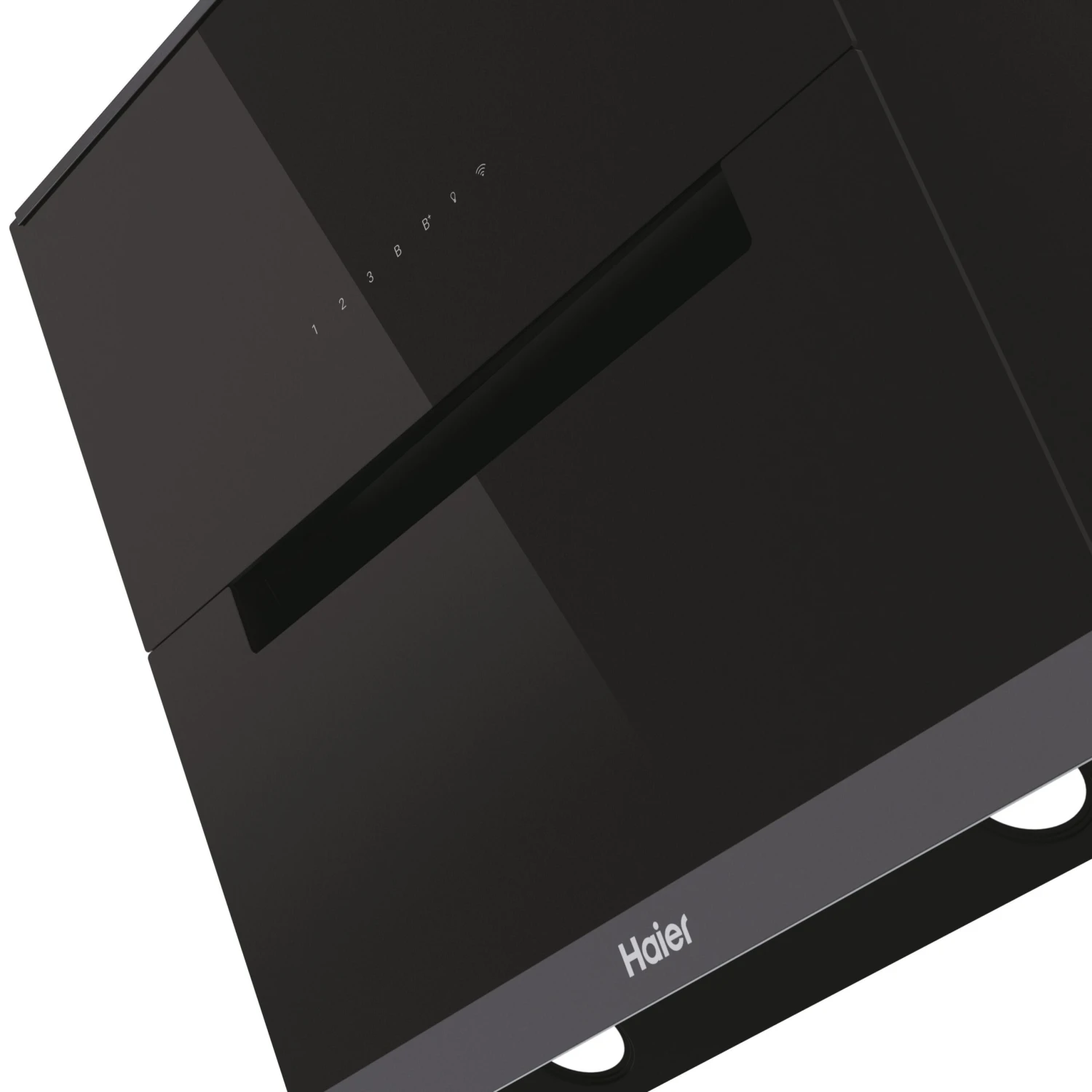Haier Series 6 HADG6DS46BWIFI Tempered Glass Chimney Cooker Hood (W)60cm - Matt Black 6 Haier Series 6 HADG6DS46BWIFI Tempered Glass Chimney Cooker Hood (W)60cm - Matt Black - Image 4