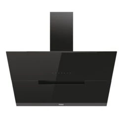 Haier Series 6 HADG9CS46BWIFI Tempered Glass Chimney Cooker Hood (W)90cm - Matt Black -Prime Kitchen haier series 6 hadg9cs46bwifi tempered glass chimney cooker hood w 90cm matt black8059019040028 02c bq