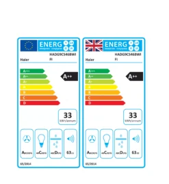 Haier Series 6 HADG9CS46BWIFI Tempered Glass Chimney Cooker Hood (W)90cm - Matt Black -Prime Kitchen haier series 6 hadg9cs46bwifi tempered glass chimney cooker hood w 90cm matt black8059019040028 EUP EN