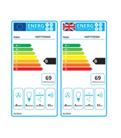 Haier Series 6 HAPY72ES6X Stainless Steel Canopy Cooker Hood (W)71.4cm - Stainless Steel Effect -Prime Kitchen haier series 6 hapy72es6x stainless steel canopy cooker hood w 71 4cm stainless steel effect8059019037516 EUP EN