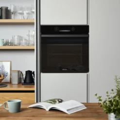 Hisense BI64211PB Built-in Single Multifunction Pyrolytic Oven - Black -Prime Kitchen hisense bi64211pb built in single multifunction pyrolytic oven black3838782640452 02i bq