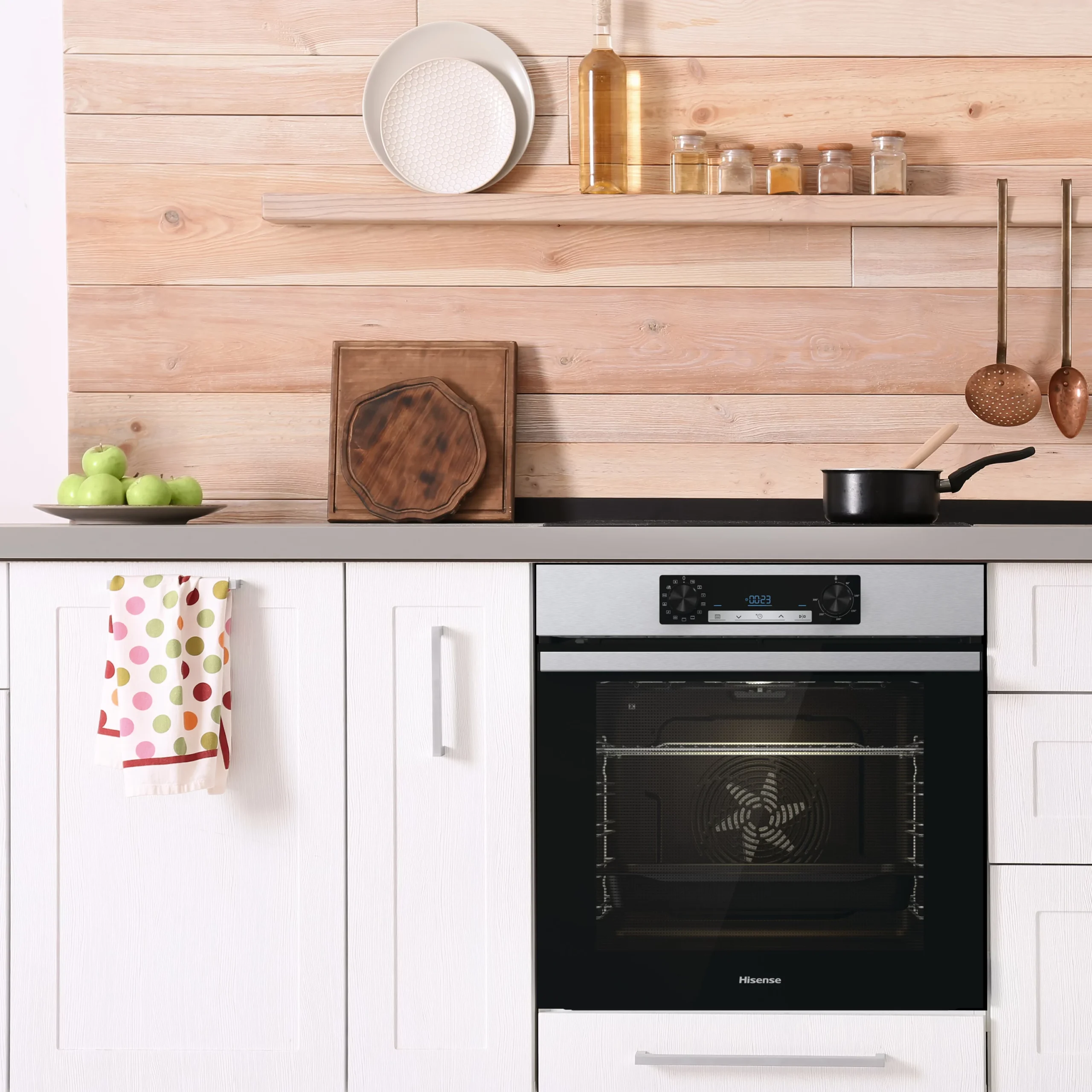 Hisense BI64211PX_SS Built-in Single Multifunction Oven - Stainless Steel Effect 6 Hisense BI64211PX_SS Built-in Single Multifunction Oven - Stainless Steel Effect - Image 4