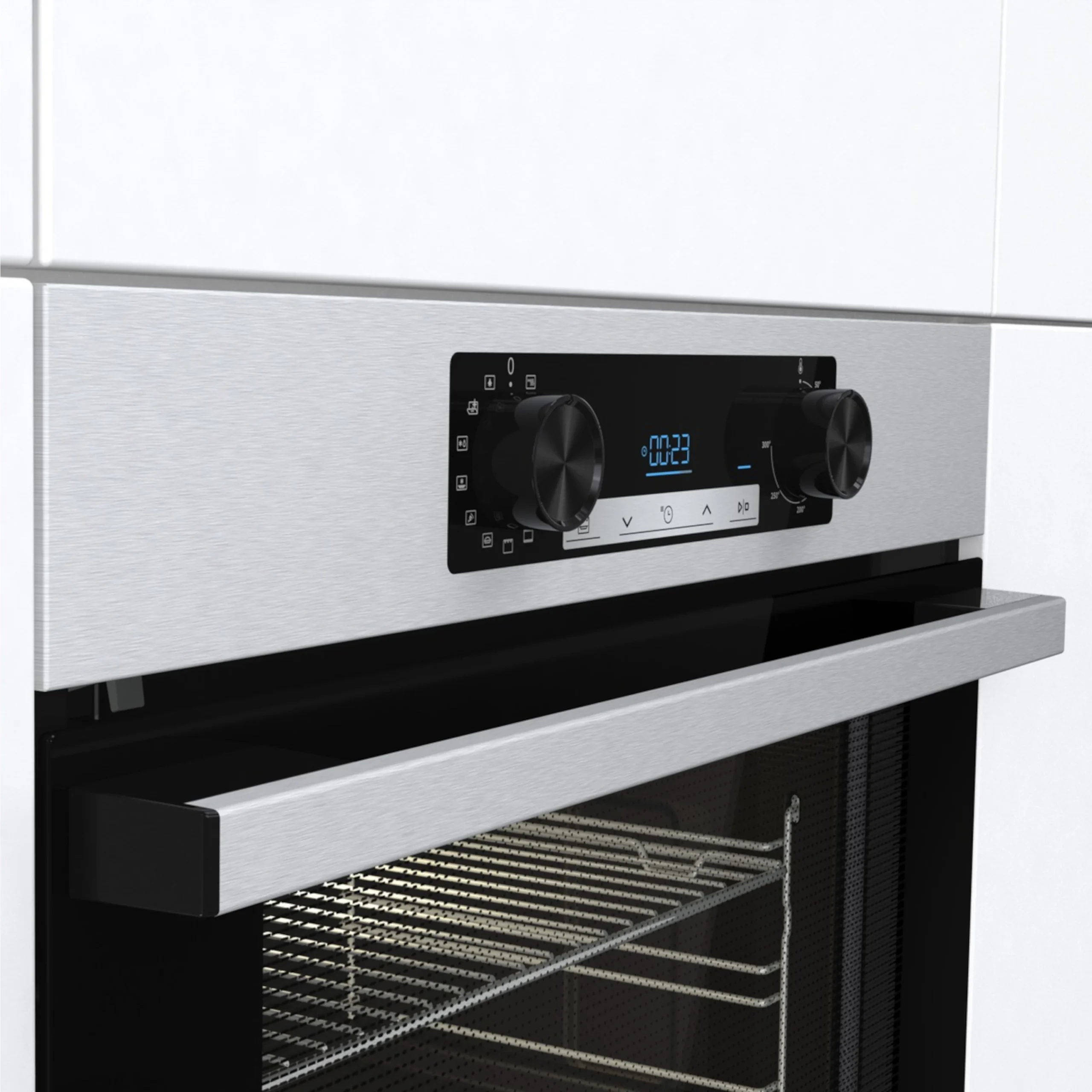 Hisense BI64211PX_SS Built-in Single Multifunction Oven - Stainless Steel Effect 8 Hisense BI64211PX_SS Built-in Single Multifunction Oven - Stainless Steel Effect - Image 6