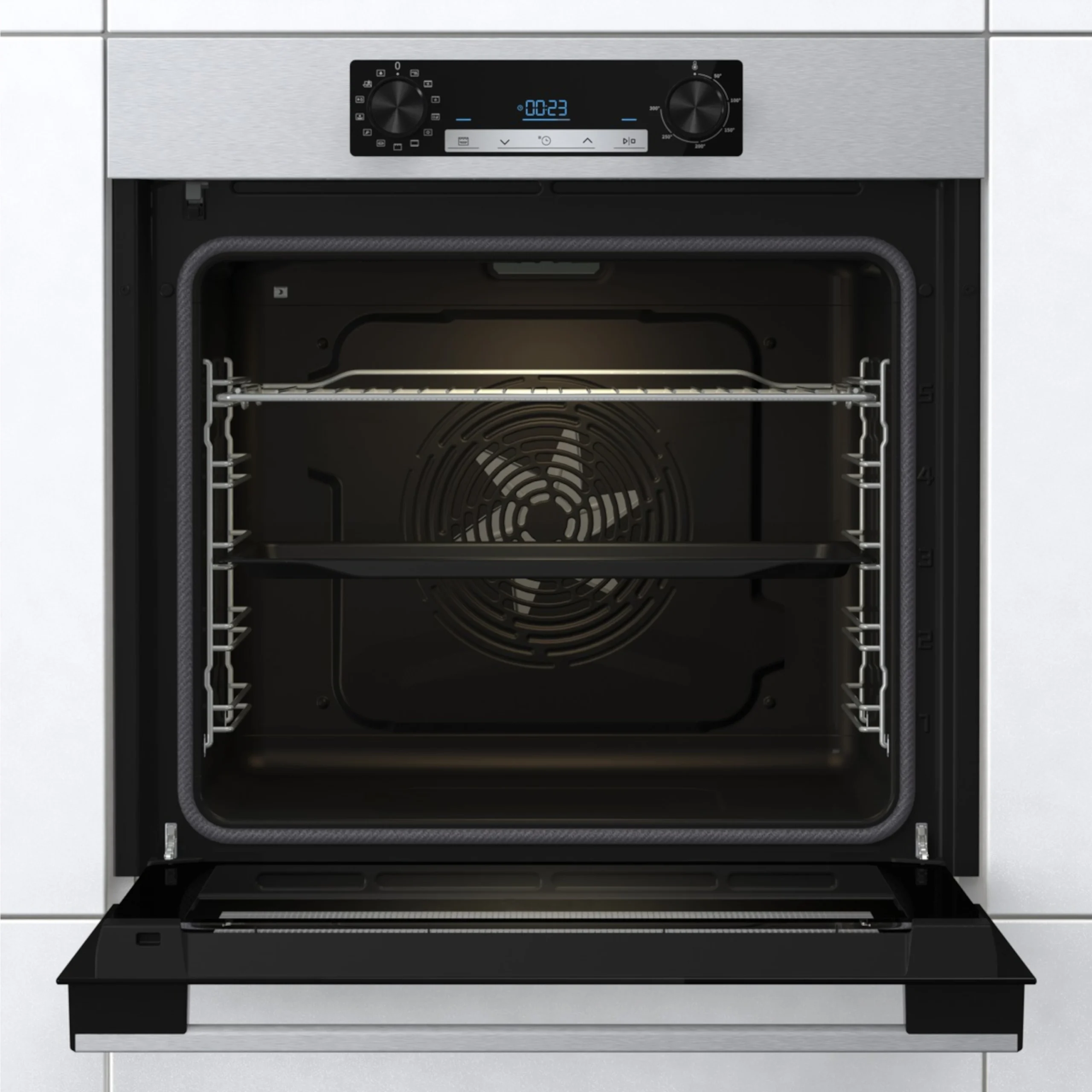 Hisense BI64211PX_SS Built-in Single Multifunction Oven - Stainless Steel Effect 9 Hisense BI64211PX_SS Built-in Single Multifunction Oven - Stainless Steel Effect - Image 7