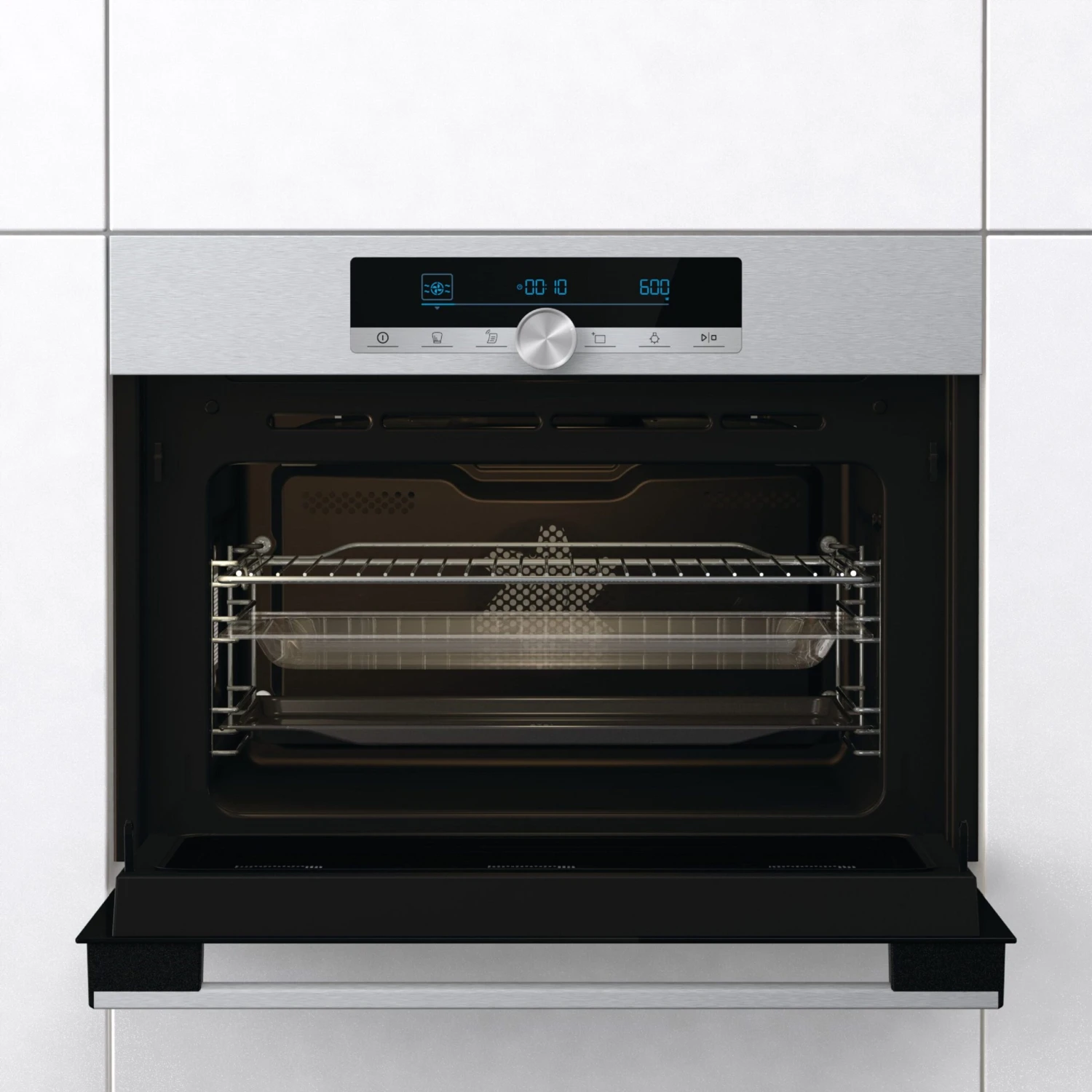 Hisense BIM44321AX Built-in Single Electric Multifunction Oven - Stainless Steel 6 Hisense BIM44321AX Built-in Single Electric Multifunction Oven - Stainless Steel - Image 4