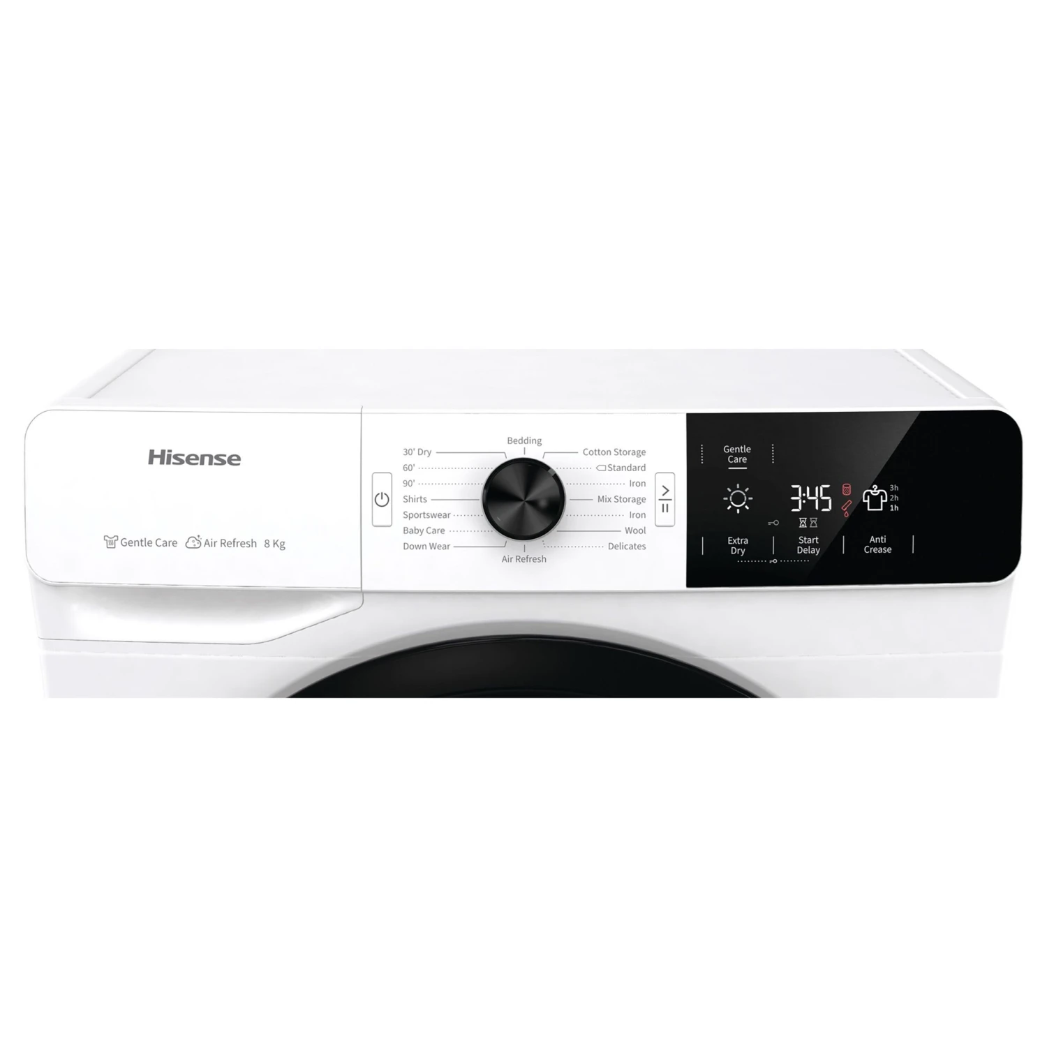 Hisense DCGE802_WH 8kg Freestanding Condenser Tumble Dryer - White 6 Hisense DCGE802_WH 8kg Freestanding Condenser Tumble Dryer - White - Image 4