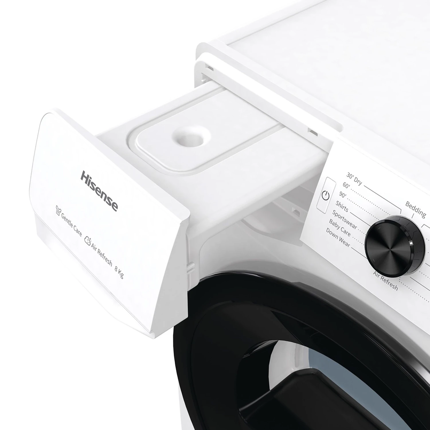 Hisense DCGE802_WH 8kg Freestanding Condenser Tumble Dryer - White 7 Hisense DCGE802_WH 8kg Freestanding Condenser Tumble Dryer - White - Image 5