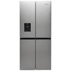 Hisense FMN440W20C American Style Freestanding Frost Free Fridge Freezer - Stainless Steel Effect -Prime Kitchen hisense fmn440w20c american style freestanding frost free fridge freezer stainless steel effect6921727058751 01c bq