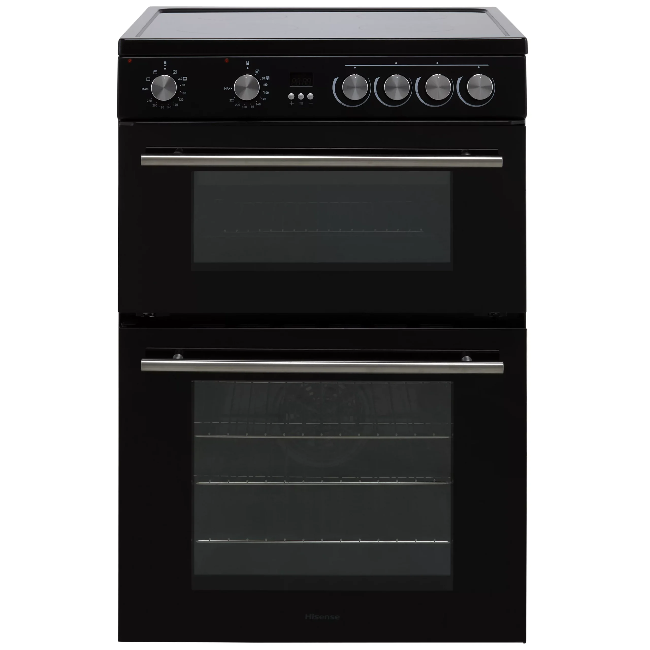 Hisense HDE3211BBUK 60cm Double Electric Cooker With Ceramic Hob - Black 3 Hisense HDE3211BBUK 60cm Double Electric Cooker With Ceramic Hob - Black
