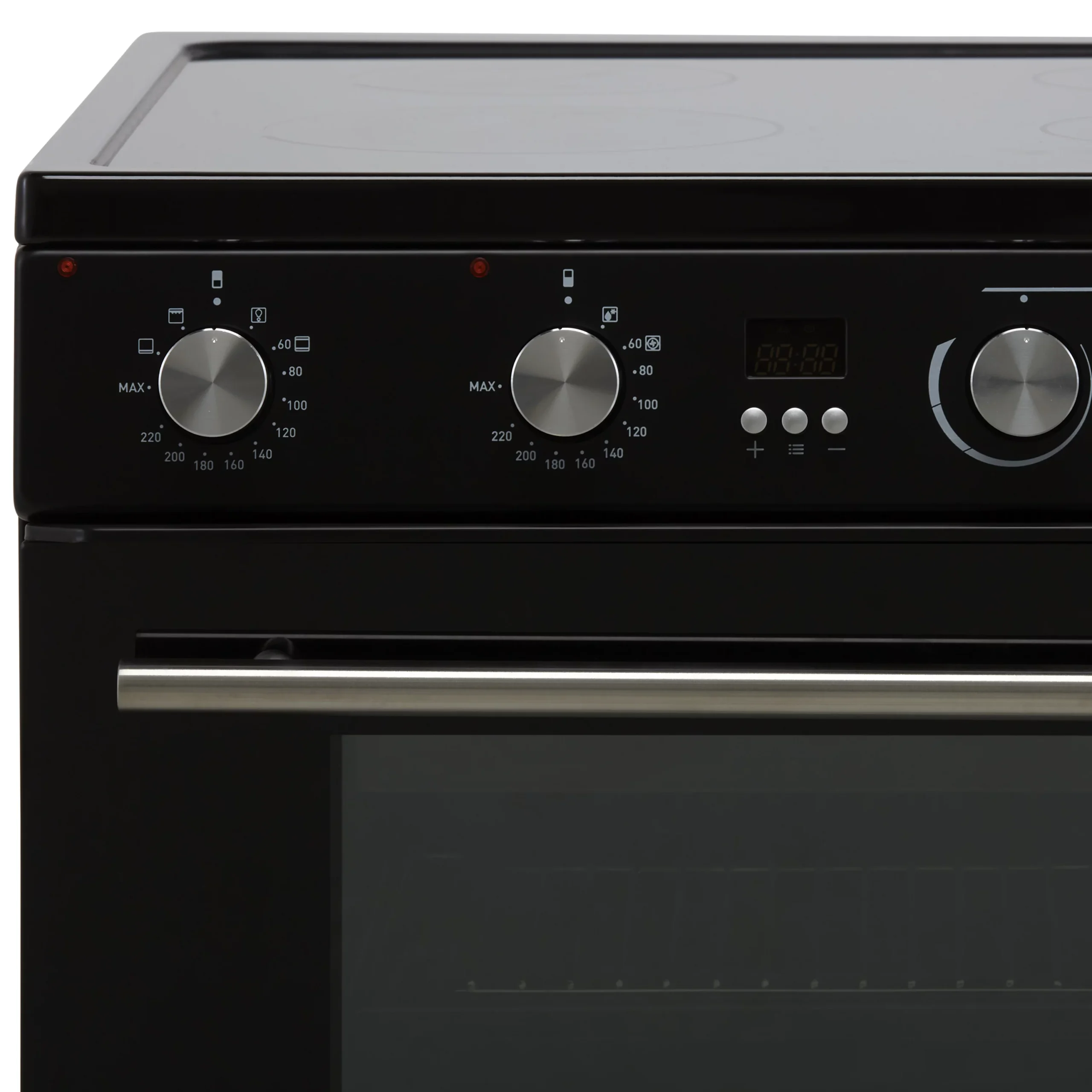 Hisense HDE3211BBUK 60cm Double Electric Cooker With Ceramic Hob - Black 4 Hisense HDE3211BBUK 60cm Double Electric Cooker With Ceramic Hob - Black - Image 2
