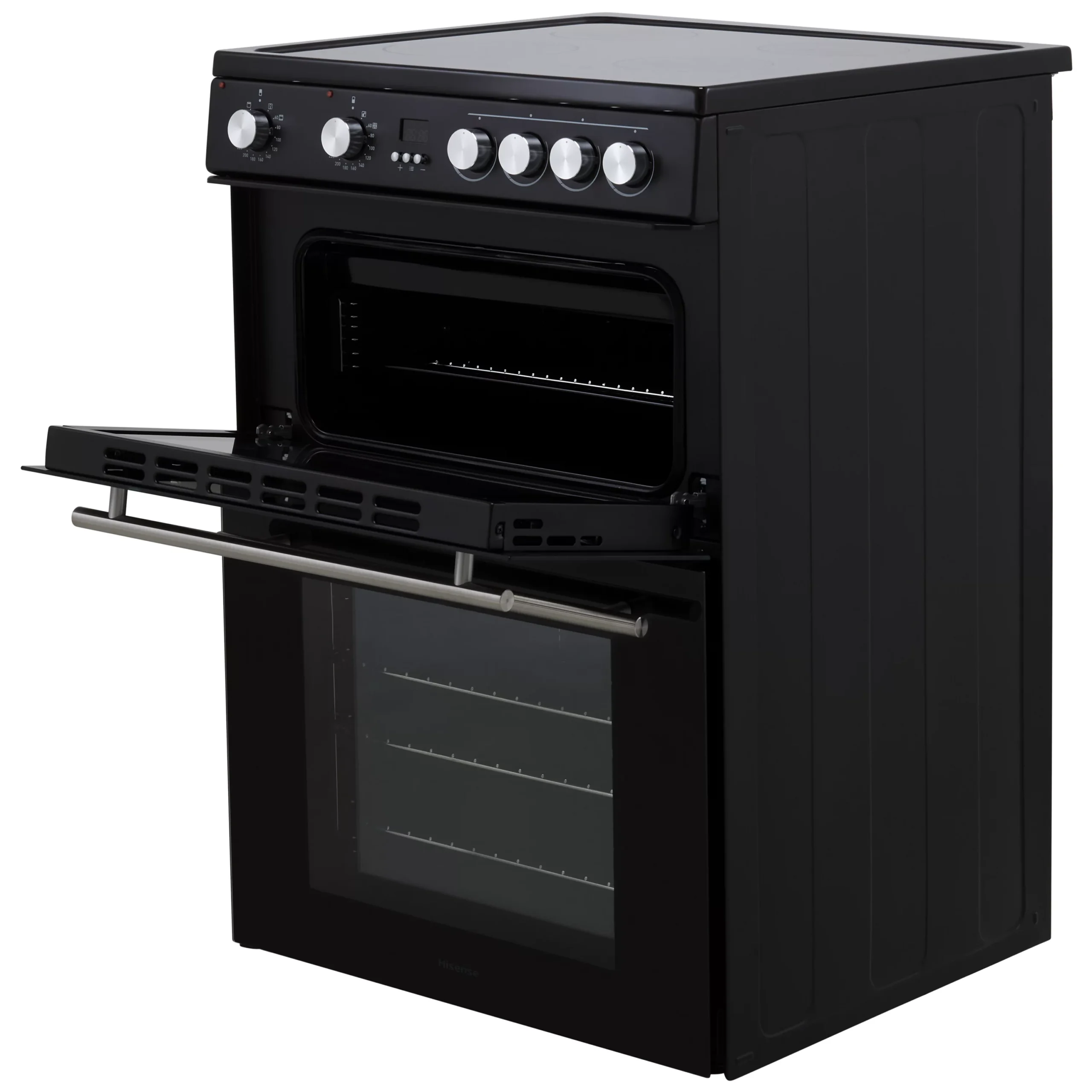 Hisense HDE3211BBUK 60cm Double Electric Cooker With Ceramic Hob - Black 7 Hisense HDE3211BBUK 60cm Double Electric Cooker With Ceramic Hob - Black - Image 5