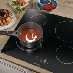 Hisense I6421C_BK (W)59.5cm Electric Hob - Black -Prime Kitchen hisense i6421c bk w 59 5cm electric hob black3838782181429 08i bq