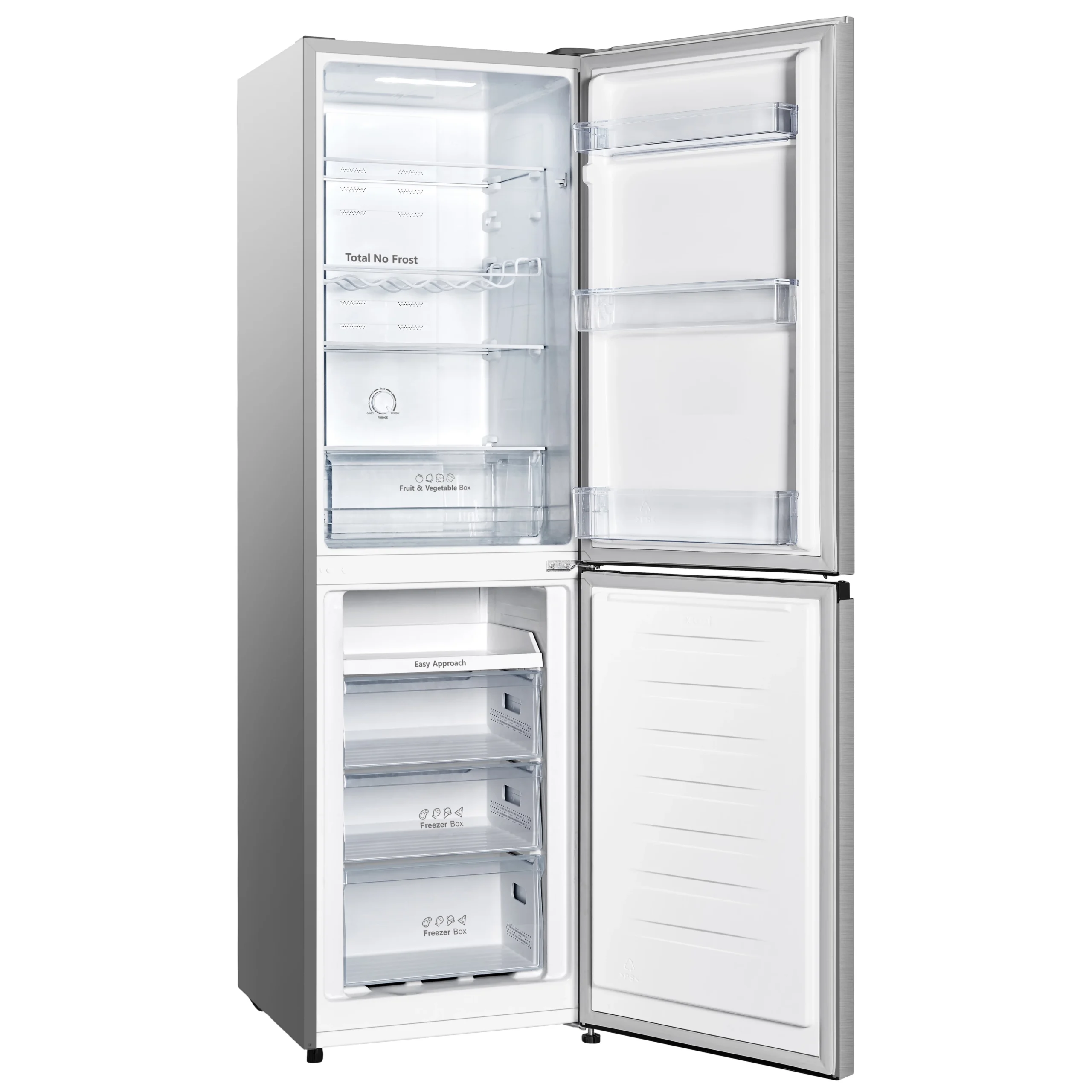 Hisense RB327N4BCE_SS 50:50 Freestanding Frost Free Fridge Freezer - Stainless Steel Effect 8 Hisense RB327N4BCE_SS 50:50 Freestanding Frost Free Fridge Freezer - Stainless Steel Effect - Image 6