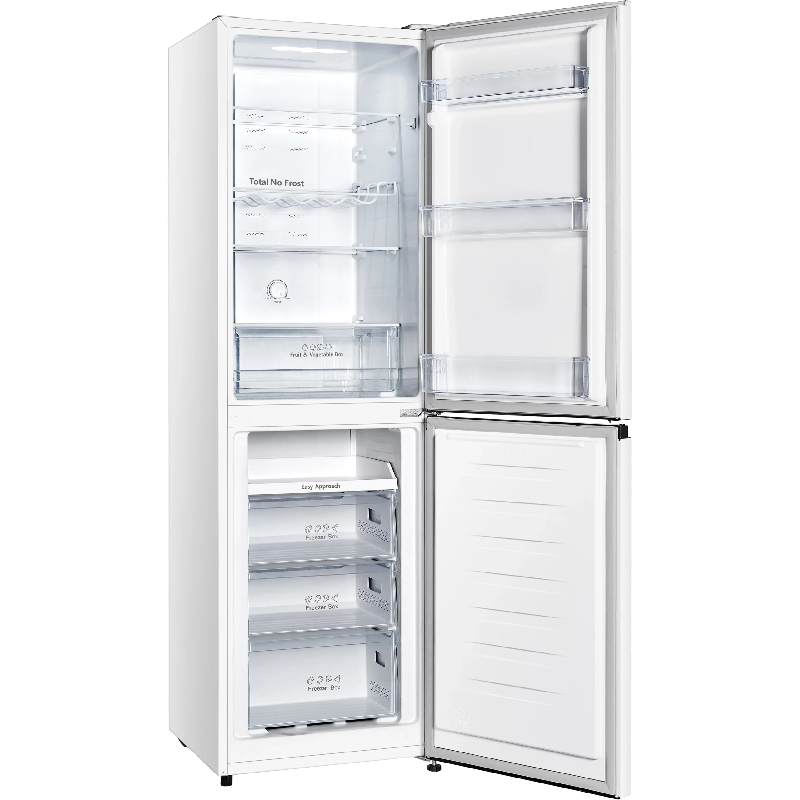 Hisense RB327N4BWE_WH Freestanding Frost Free Fridge Freezer - White 8 Hisense RB327N4BWE_WH Freestanding Frost Free Fridge Freezer - White - Image 6