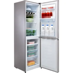 Hisense RB327N4WC1_SI 50:50 Freestanding Frost Free Fridge Freezer - Silver Effect -Prime Kitchen hisense rb327n4wc1 si 50 50 freestanding frost free fridge freezer silver effect6921727042668 02c bq