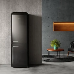 Hisense RB390N4RBDUK_BK 60:40 Freestanding Frost Free Fridge Freezer - Black -Prime Kitchen hisense rb390n4rbduk bk 60 40 freestanding frost free fridge freezer black3838782612268 09i bq