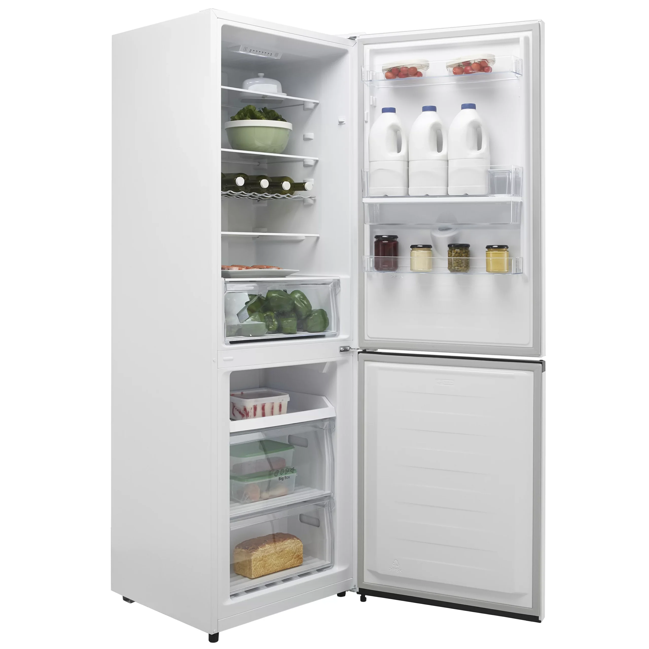 Hisense RB390N4WW1_WH Freestanding Frost Free Fridge Freezer - White 5 Hisense RB390N4WW1_WH Freestanding Frost Free Fridge Freezer - White - Image 3