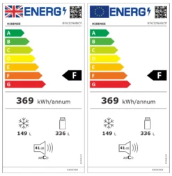 Hisense RF632N4BCF 70:30 Freestanding Frost Free Fridge Freezer - Stainless Steel Effect -Prime Kitchen hisense rf632n4bcf 70 30 freestanding frost free fridge freezer stainless steel effect6921727062154 EUP EN