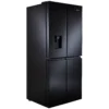 Hisense RQ560N4WBF_BK American Style Freestanding Frost Free Fridge Freezer - Black -Prime Kitchen hisense rq560n4wbf bk american style freestanding frost free fridge freezer black6921727058805 02c bq