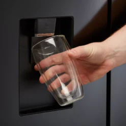 Hisense RQ560N4WBF_BK American Style Freestanding Frost Free Fridge Freezer - Black -Prime Kitchen hisense rq560n4wbf bk american style freestanding frost free fridge freezer black6921727058805 03c bq