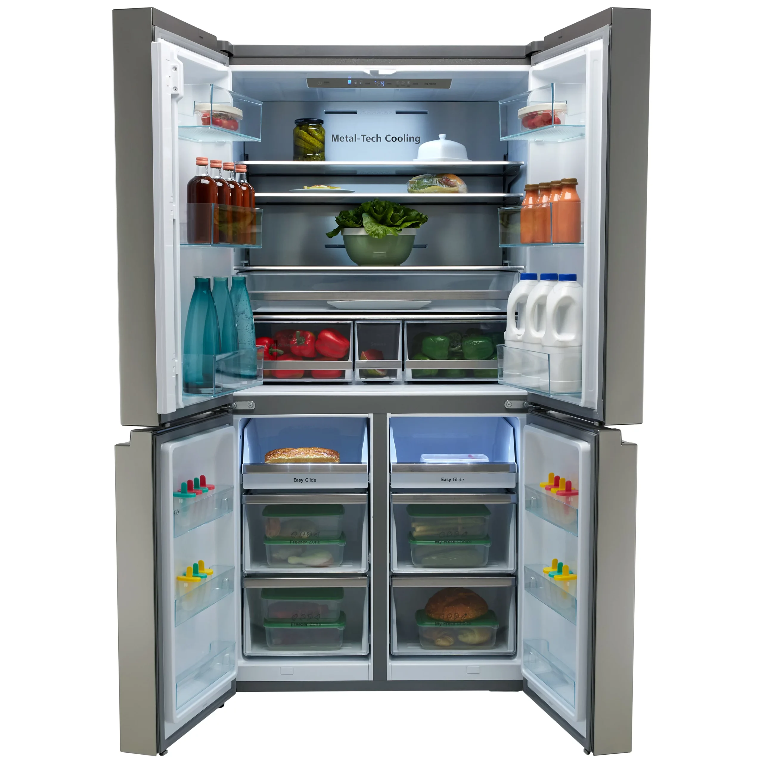 Hisense RQ758N4SAI1 Freestanding Frost Free Fridge Freezer 6 Hisense RQ758N4SAI1 Freestanding Frost Free Fridge Freezer - Image 4