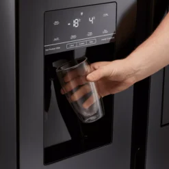 Hisense RS694N4BBF American Style Freestanding Frost Free Fridge Freezer - Black -Prime Kitchen hisense rs694n4bbf american style freestanding frost free fridge freezer black6921727055620 07i bq