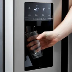 Hisense RS694N4BCF American Style Freestanding Frost Free Fridge Freezer - Stainless Steel Effect -Prime Kitchen hisense rs694n4bcf american style freestanding frost free fridge freezer stainless steel effect6921727055637 08i bq