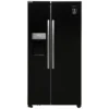 Hisense RS694N4IBF_BK American Style Freestanding Frost Free Fridge Freezer - Black -Prime Kitchen hisense rs694n4ibf bk american style freestanding frost free fridge freezer black6921727055651 01c bq