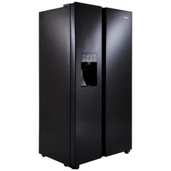 Hisense RS694N4TBF_BK American Style Freestanding Frost Free Fridge Freezer - Black -Prime Kitchen hisense rs694n4tbf bk american style freestanding frost free fridge freezer black6921727054951 04c bq